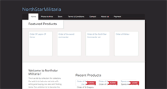 Desktop Screenshot of northstarmilitaria.com